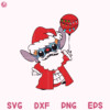 Stitch Balloon Christmas Svg, Santa Pennywise, Stitch Balloon Christmas