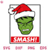 Santa Hat Hulk Christmas New Year Svg Hulk New Year Svg Hulk Hat Santa Svg