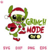 Stitch Christmas Svg, Layered Xmas Stitch Svg, Christmas Mode On Svg