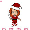 Santa Suit Christmas Chuck Scary Childs Play SVG