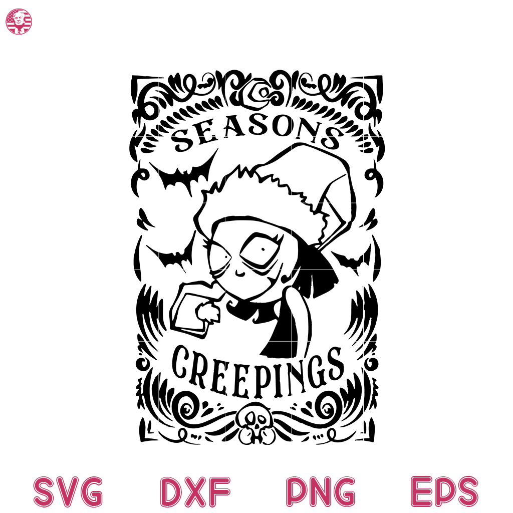 Seasons Creepings Svg, Gothic Christmas Svg, Creepy Christmas Spooky Svg 3 Seasons Creepings Svg, Gothic Christmas Svg, Creepy Christmas Spooky Svg