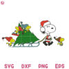 Snoopy And Woodstock Christmas SVG, Santa Snoopy SVG, Snoopy SVG