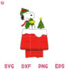Snoopy Cool Christmas House SVG Funny Snoopy Christmas House SVG Love Snoopy SVG