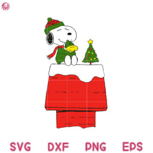 Snoopy Cool Christmas House SVG, Funny Snoopy Christmas House SVG, Love Snoopy SVG