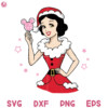 Snow White Christmas Princess Cute Svg Princess Suction Clips Christmas Svg