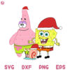 Spongebob Christmas Friend Svg Spongebob Squarepants And My Friends Svg Merry Christmas Svg