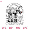 Star War Christmas Box Gift Xmas Svg Christmas Holiday Box Gift Svg