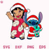 Stitch And Lilo Scrump Christmas Svg Stitch Christmas Scrump Svg Lilo And Scrump Santa Svg