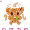 Stitch Gingerbread Candy Svg, Stitch Gingerbread Christmas Svg
