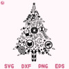 Superhero Logo Christmas Tree Svg, Superhero Christmas Noel, Christmas Tree