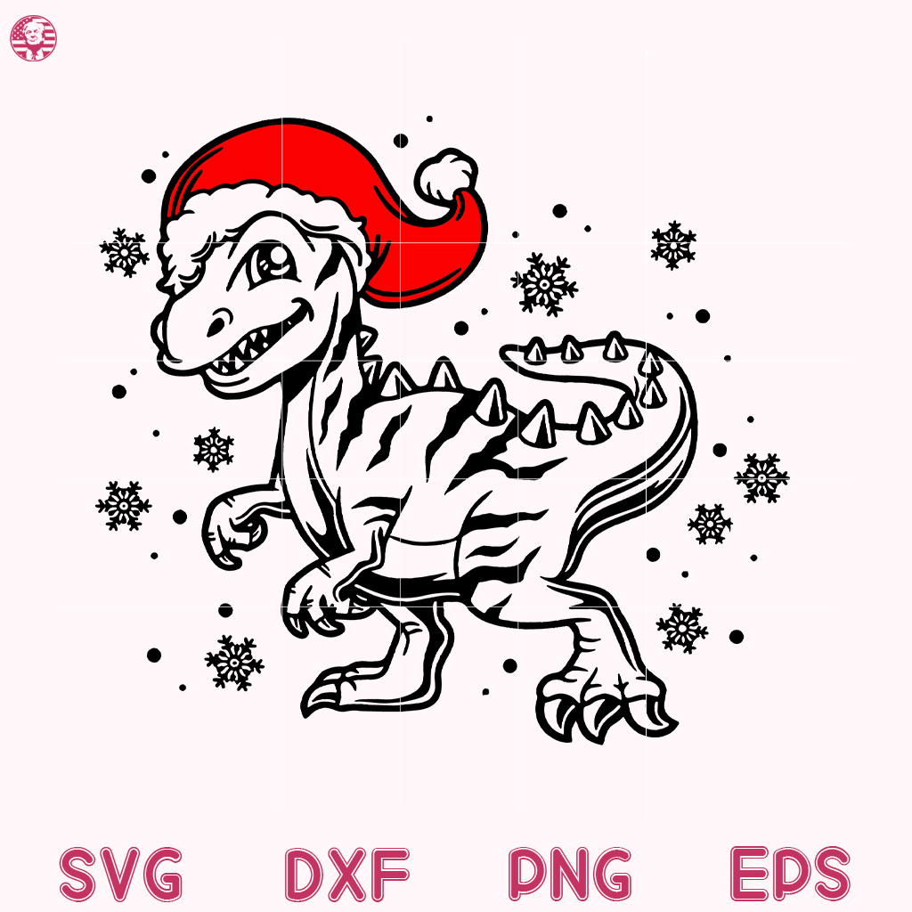 T Rex Christmas Snowflakes Svg, Dinosaur Christmas Svg 3 T Rex Christmas Snowflakes Svg, Dinosaur Christmas Svg