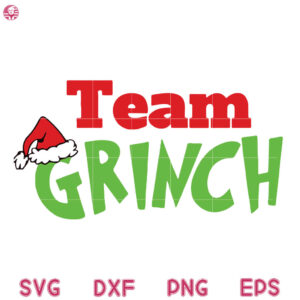 Team Grinch Theme Christmas Svg, Grinch Team Santa Svg, Grinch File Svg
