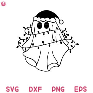Christmas Ghost Lights Svg, The Christmas Spirit Lights Svg