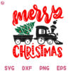 Train Christmas Tree Svg, Christmas Tree Svg, Cute Train Kids Svg
