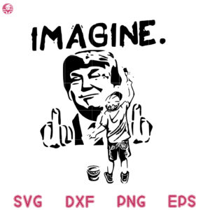 Trump Middle Finger Svg, Imagine Svg, Trump Drawing Walls Fuckk Svg