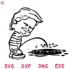 Trump Peeing on Biden Svg Anti Joe Biden Svg Patriotic Svg