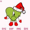 Un Navidad Sin Ti Grinch Heart Svg, Bad Bunny Christmas Grinch, Bad Bunny Grinchmas