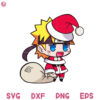 Uzumaki Naruto Christmas Santa Svg Uzumaki Naruto Hat Christmas Svg Uzumaki Santa Svg
