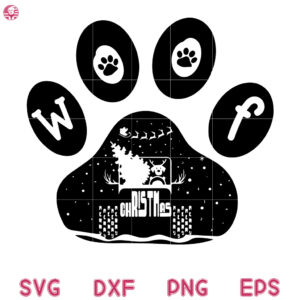 Woof Merry Christmas Jeep Svg, Reindeer Jeep Svg, Christmas Svg
