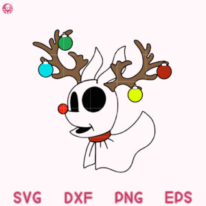 Zero Reindeer Christmas Svg, Zero Reindeer, Zero Merry Christmas