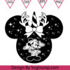 Merry Christmas Mouse 2022 Svg Mickey Minnie Design Svg Mouse Christmas Svg