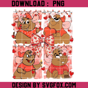 Happy Valentine Cartoon Mouse Png, I Only Have Eyes For You Png, Coquette Valentine Cartoon Character Png