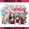 Two Sides Nightmare Valentine Coquette Png, Valentine Cartoon Png, Valentine Nightmare Png, Valentine Couple Png, Nightmare Couple Png